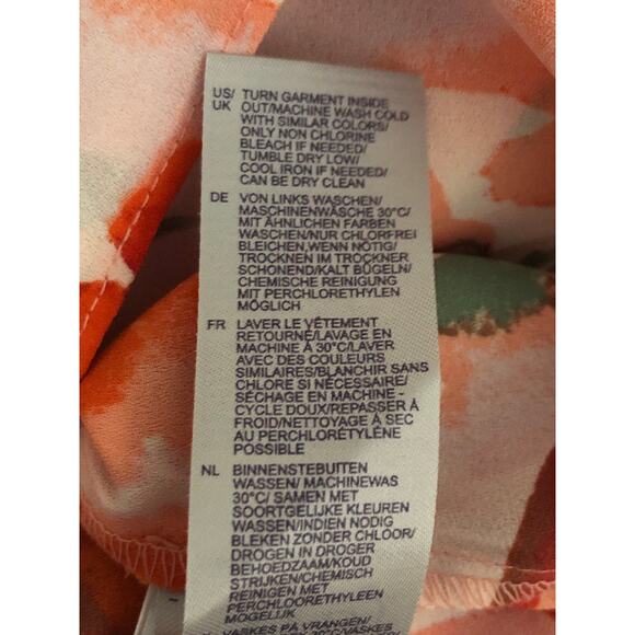 NYDJ Women's 1X Pin Tuck Floral Blouse in Utopia NEW - Picture 9 of 9